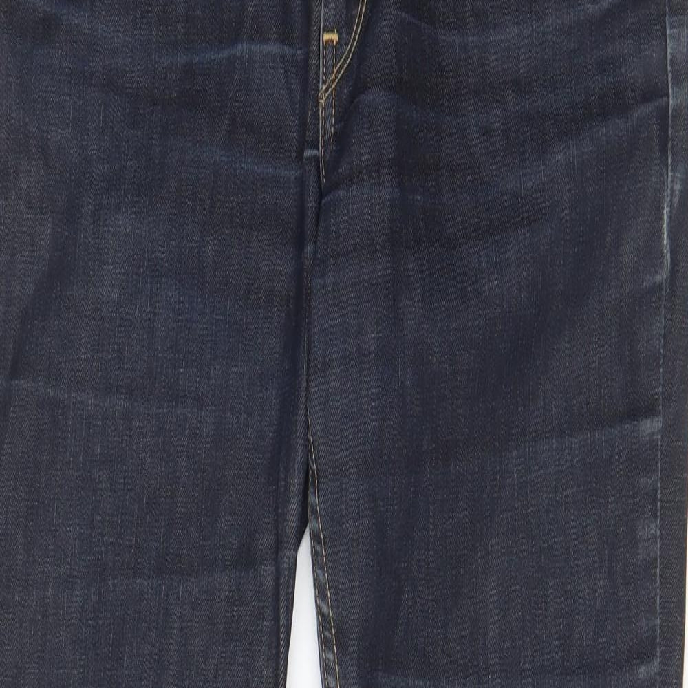 Levi's Womens Blue Cotton Bootcut Jeans Size 30 in L32 in Regular Zip - Pockets