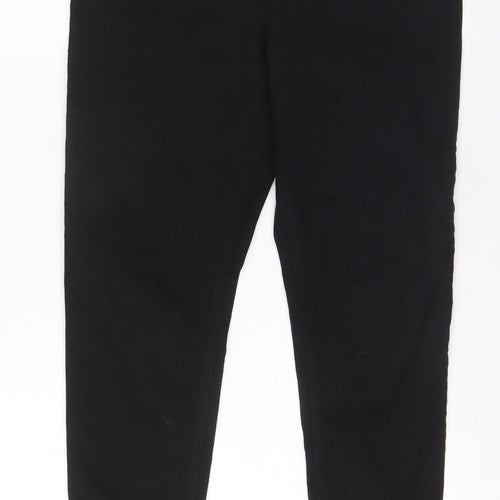 Marks and Spencer Womens Black Cotton Jegging Jeans Size 14 L29 in Regular