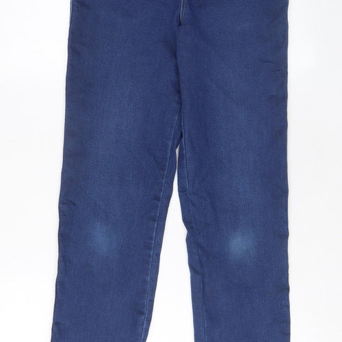 NEXT Womens Blue Cotton Jegging Jeans Size 8 L28 in Regular