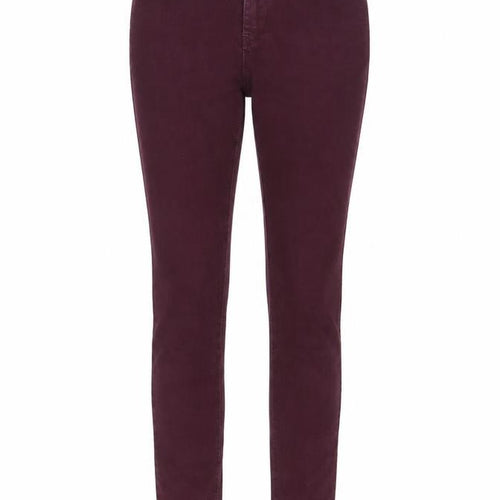Topshop Womens Red Cotton Skinny Jeans Size 25 in L32 in Regular Zip - Pockets