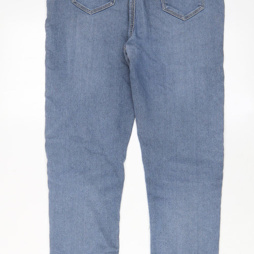 Simply Be Womens Blue Cotton Jegging Jeans Size 14 L28 in Regular