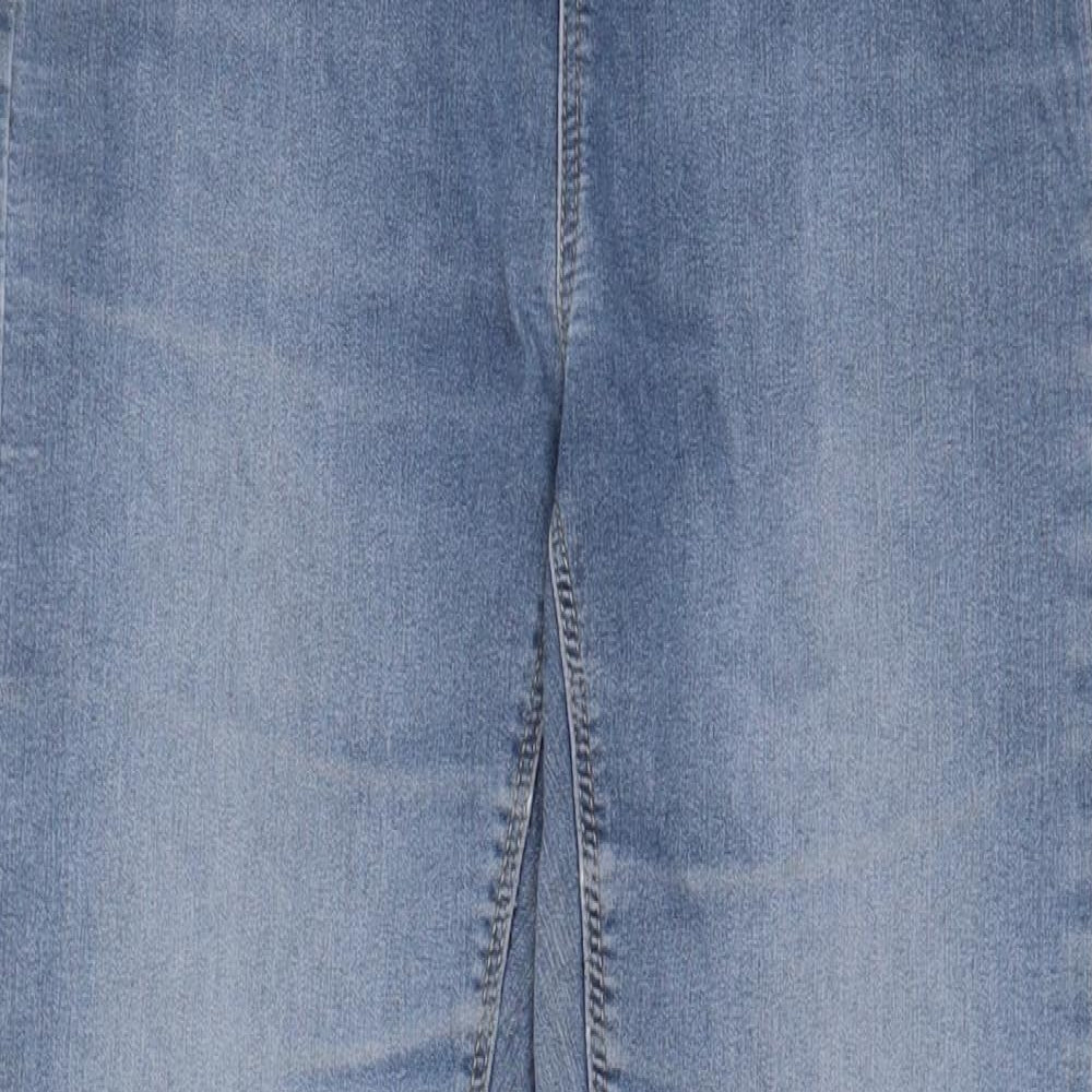 Simply Be Womens Blue Cotton Jegging Jeans Size 14 L28 in Regular
