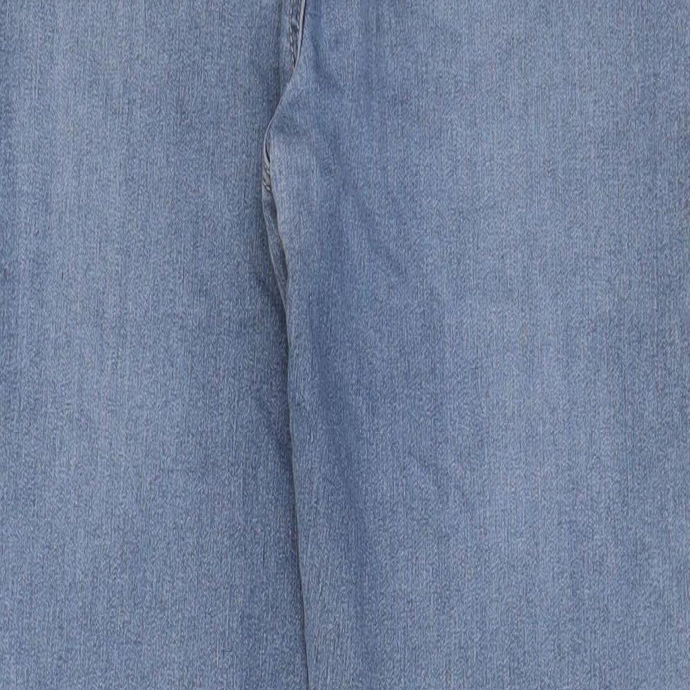 Simply Be Womens Blue Cotton Jegging Jeans Size 14 L28 in Regular