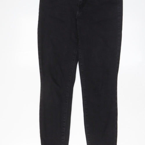 Gap Womens Black Cotton Skinny Jeans Size 6 L27 in Regular Zip - Pockets