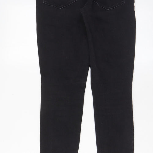 Gap Womens Black Cotton Skinny Jeans Size 6 L27 in Regular Zip - Pockets