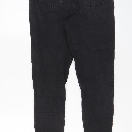 Papaya Womens Grey Cotton Jegging Jeans Size 10 L31 in Regular