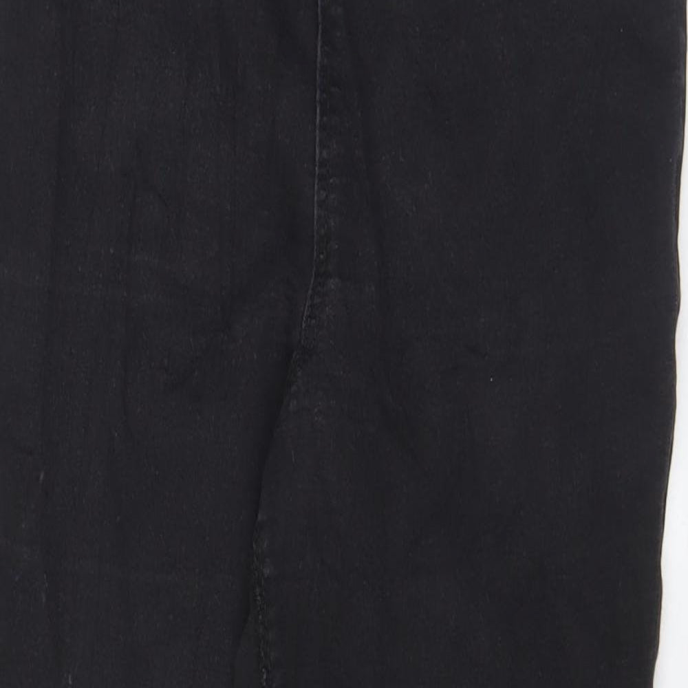 Papaya Womens Grey Cotton Jegging Jeans Size 10 L31 in Regular