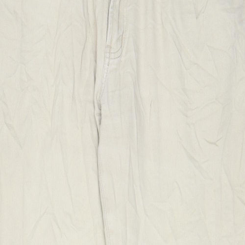 Nico Mens Beige Cotton Straight Jeans Size 34 in L31 in Regular Zip - Pockets