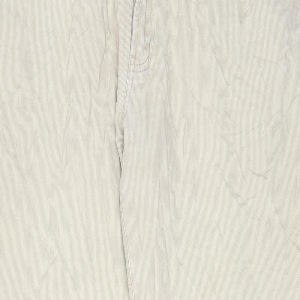 Nico Mens Beige Cotton Straight Jeans Size 34 in L31 in Regular Zip - Pockets