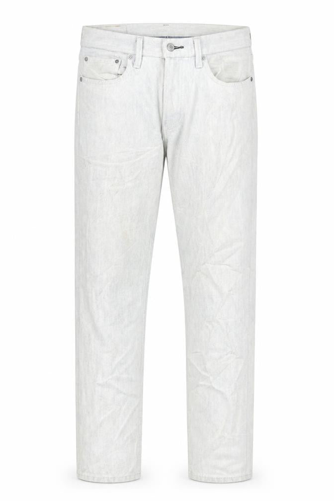 Levi's Mens Grey Cotton Straight Jeans Size 32 in L32 in Regular Zip - Pockets