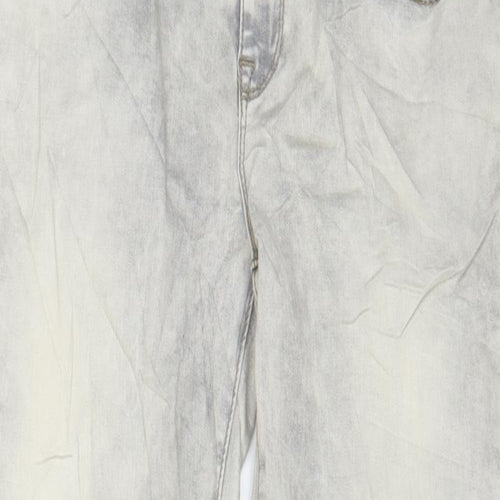 LTB Mens Grey Cotton Skinny Jeans Size 32 in L30 in Regular Zip - Pockets