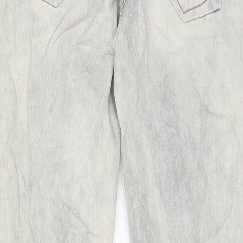 LTB Mens Grey Cotton Skinny Jeans Size 32 in L30 in Regular Zip - Pockets