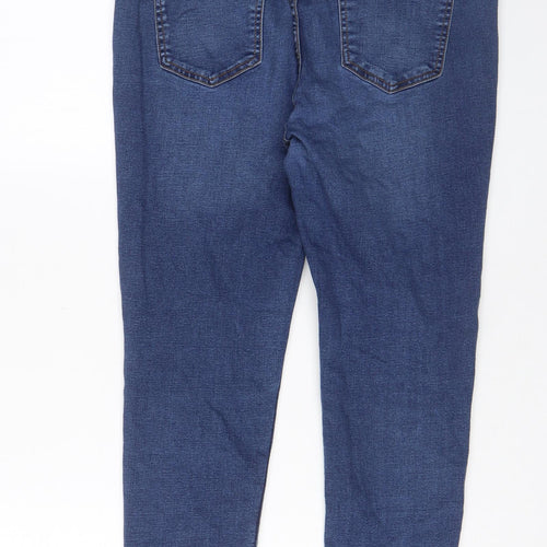 New Look Womens Blue Cotton Jegging Jeans Size 12 L27 in Regular