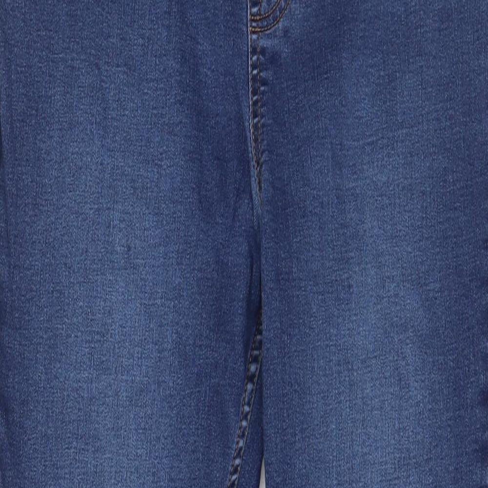 New Look Womens Blue Cotton Jegging Jeans Size 12 L27 in Regular