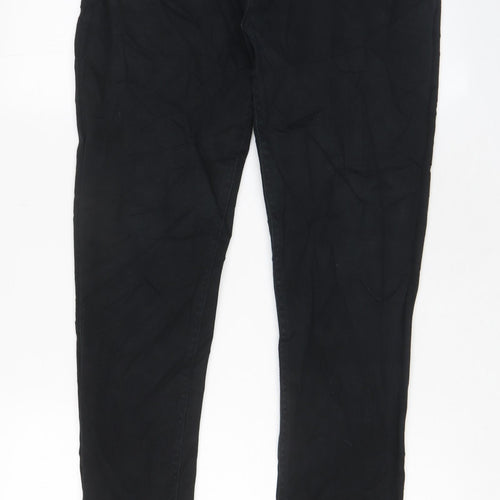 Denim & Co. Mens Black Cotton Skinny Jeans Size 32 in L30 in Regular Zip - Pockets