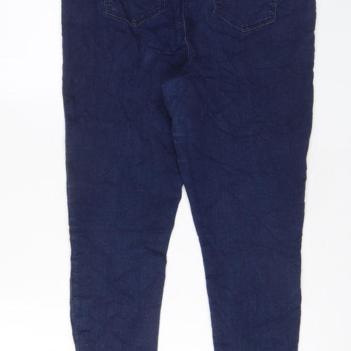 Matalan Womens Blue Cotton Jegging Jeans Size 14 L29 in Regular