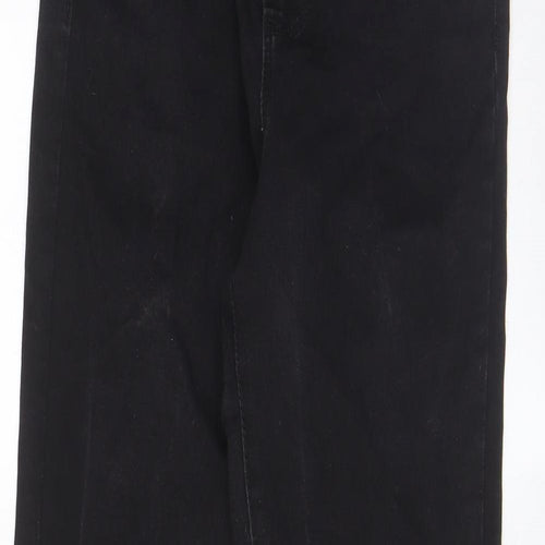 Denim & Co. Womens Black Cotton Skinny Jeans Size 10 L28 in Regular Zip - Pockets