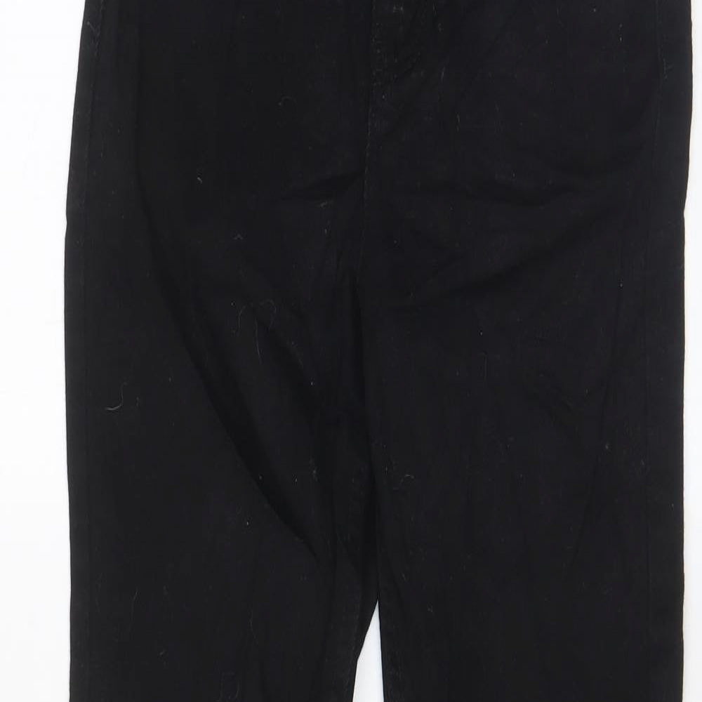 New Look Womens Black Cotton Skinny Jeans Size 8 L28 in Regular Zip - Pockets