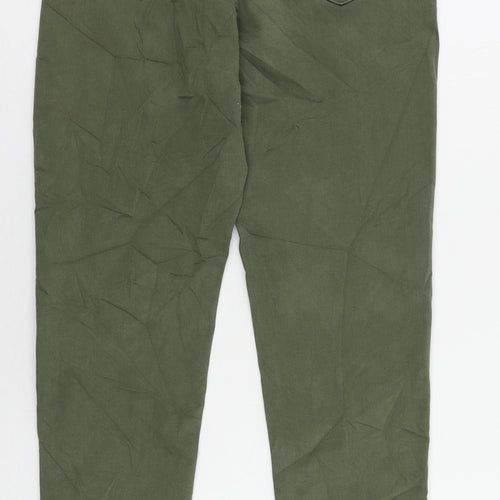 Marks and Spencer Womens Green Cotton Skinny Jeans Size 8 L28 in Regular