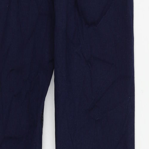 Marks and Spencer Womens Blue Cotton Jegging Jeans Size 8 L29 in Regular - Elastic Waist