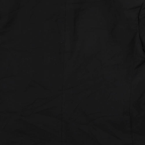 Marks and Spencer Mens Black Polyester Jacket Suit Jacket Size 44 Regular