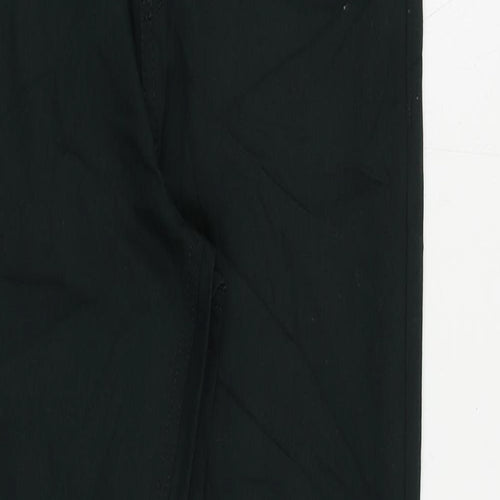 Marks and Spencer Womens Green Cotton Jegging Jeans Size 10 L28 in Regular - Elastic Waist