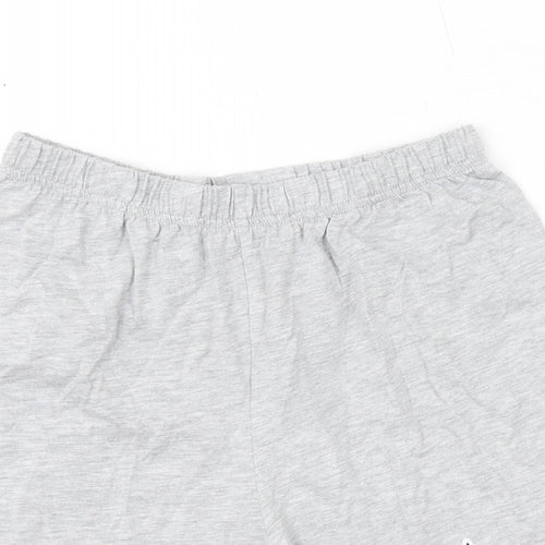 Marks and Spencer Boys Grey Cotton Sweat Shorts Size 10-11 Years L7 in Regular - Stranger Things