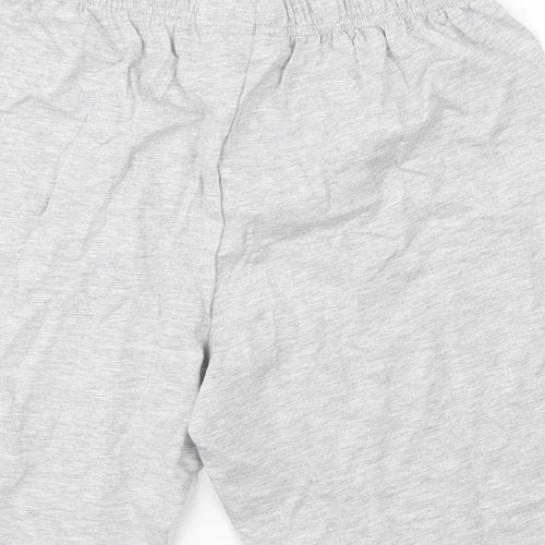Marks and Spencer Boys Grey Cotton Sweat Shorts Size 10-11 Years L7 in Regular - Stranger Things