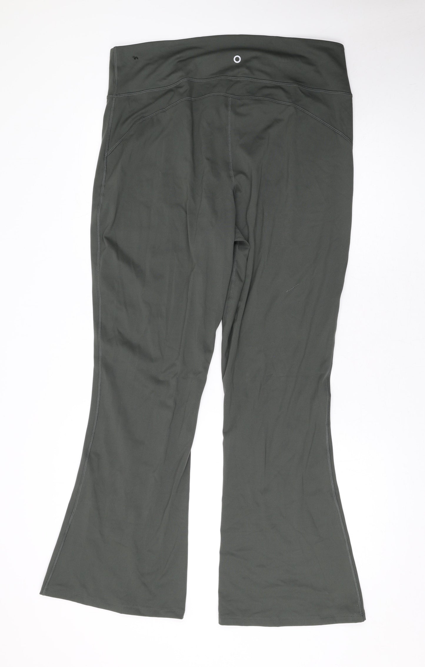 Marks and Spencer Womens Green Polyester Jogger Leggings Size 22 L30 in Regular Pullover