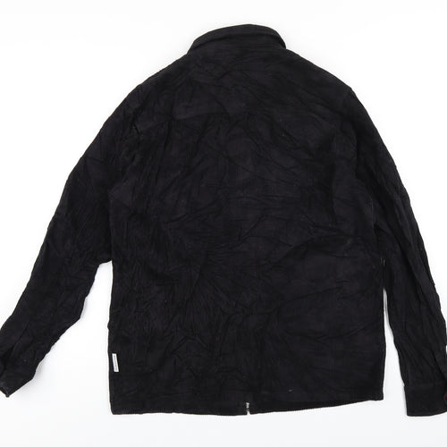 Bellfield Mens Black Jacket Size M Zip