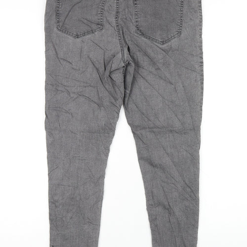 Marks and Spencer Womens Grey Cotton Jegging Jeans Size 12 L27 in Regular