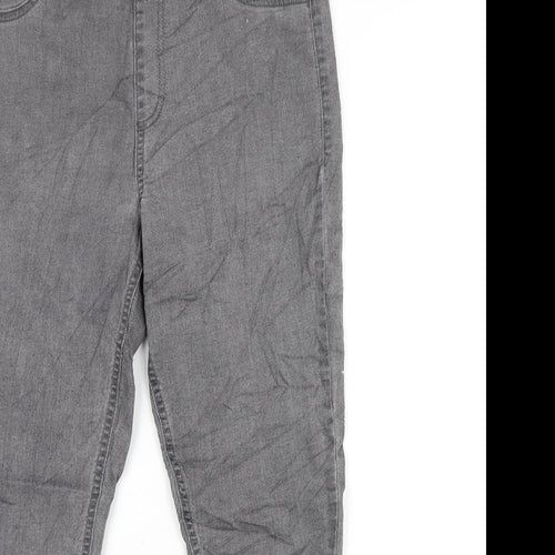 Marks and Spencer Womens Grey Cotton Jegging Jeans Size 12 L27 in Regular