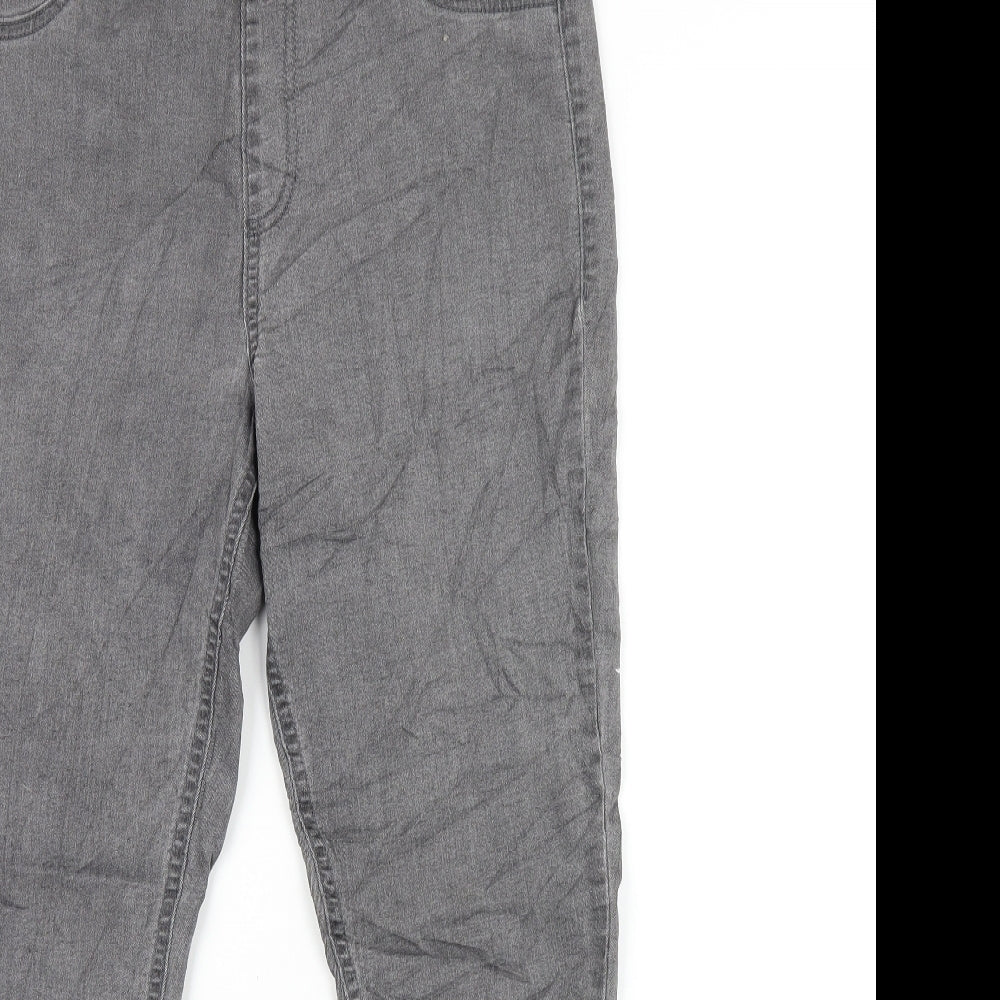 Marks and Spencer Womens Grey Cotton Jegging Jeans Size 12 L27 in Regular
