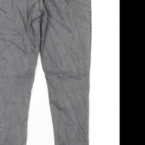 Marks and Spencer Womens Grey Cotton Jegging Jeans Size 12 L27 in Regular