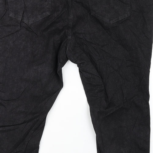 Marks and Spencer Womens Black Cotton Skinny Jeans Size 30 L26 in Regular Zip