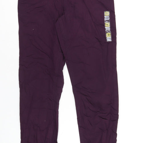 Marks and Spencer Womens Purple Cotton Jegging Jeans Size 6 L30 in Regular