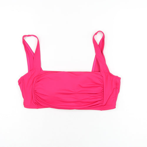Marks and Spencer Womens Pink Polyester Bikini Size 20