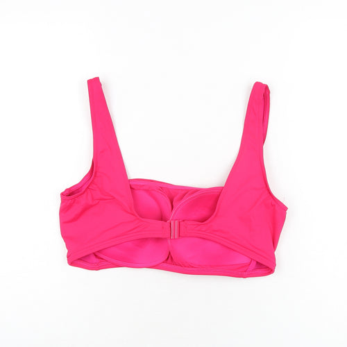 Marks and Spencer Womens Pink Polyester Bikini Size 20