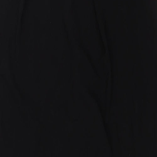 ASOS Womens Black Polyester A-Line Size 10 V-Neck Pullover - Layered