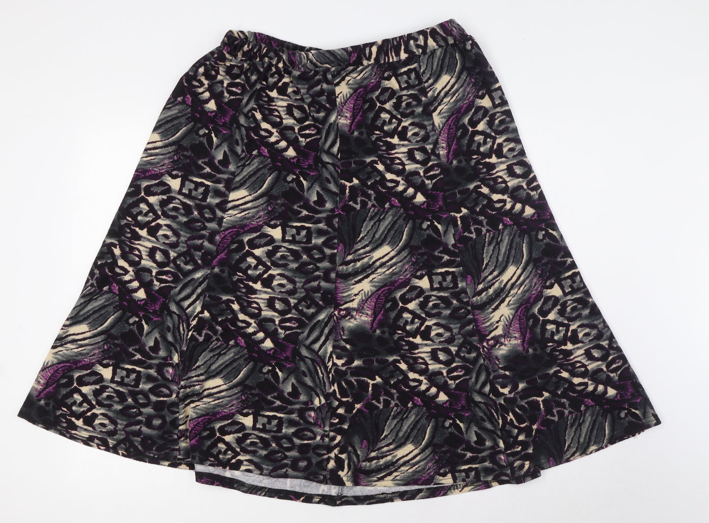 Afibel Womens Multicoloured Polyester A-Line Skirt Size 16
