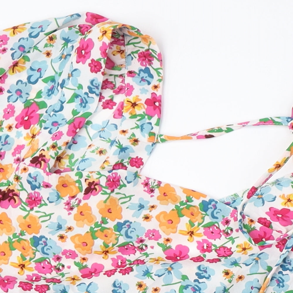 Yours Womens Multicoloured Floral Polyester Basic Blouse Size 30 Sweetheart - Size 30-32