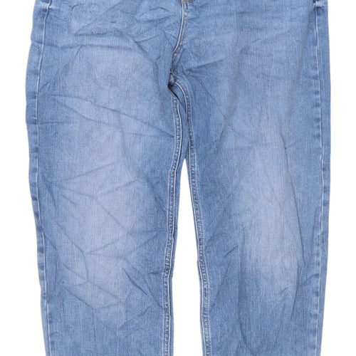 Marks and Spencer Women's Blue Boyfriend Jeans Size 12