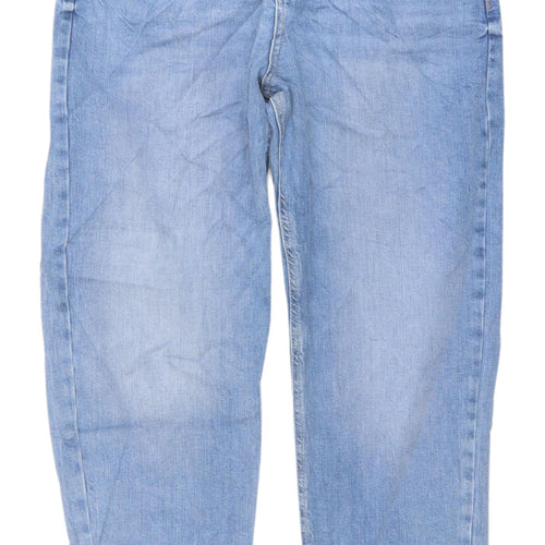 Marks and Spencer Women's Blue Boyfriend Jeans, Size 12