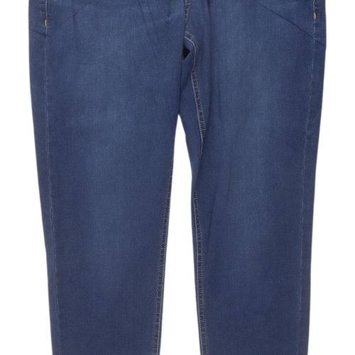 Marks and Spencer Women's Blue Skinny Jeans Size 14 Tall