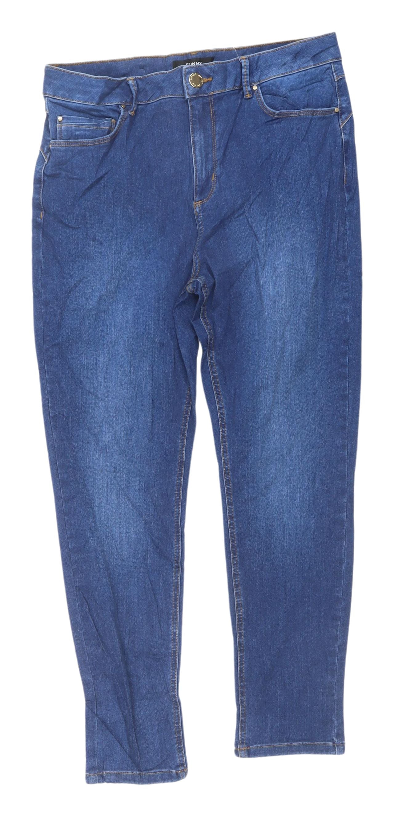 Marks & Spencer Women's Blue Denim Jeans Size 14