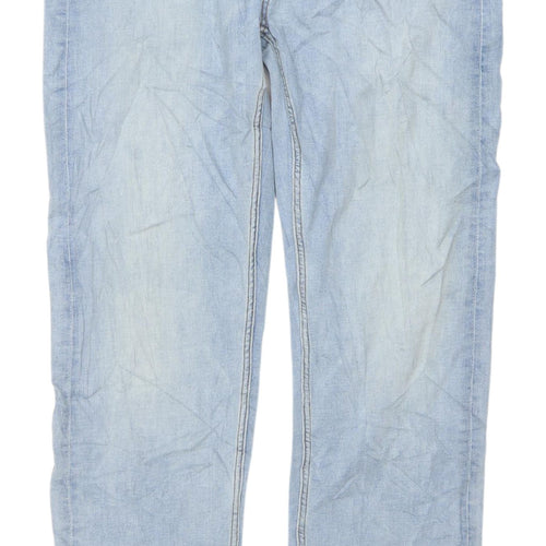 Marks and Spencer Women's Blue Straight Denim Jeans Size 16