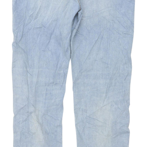 Marks and Spencer Women's Blue Straight Denim Jeans Size 16