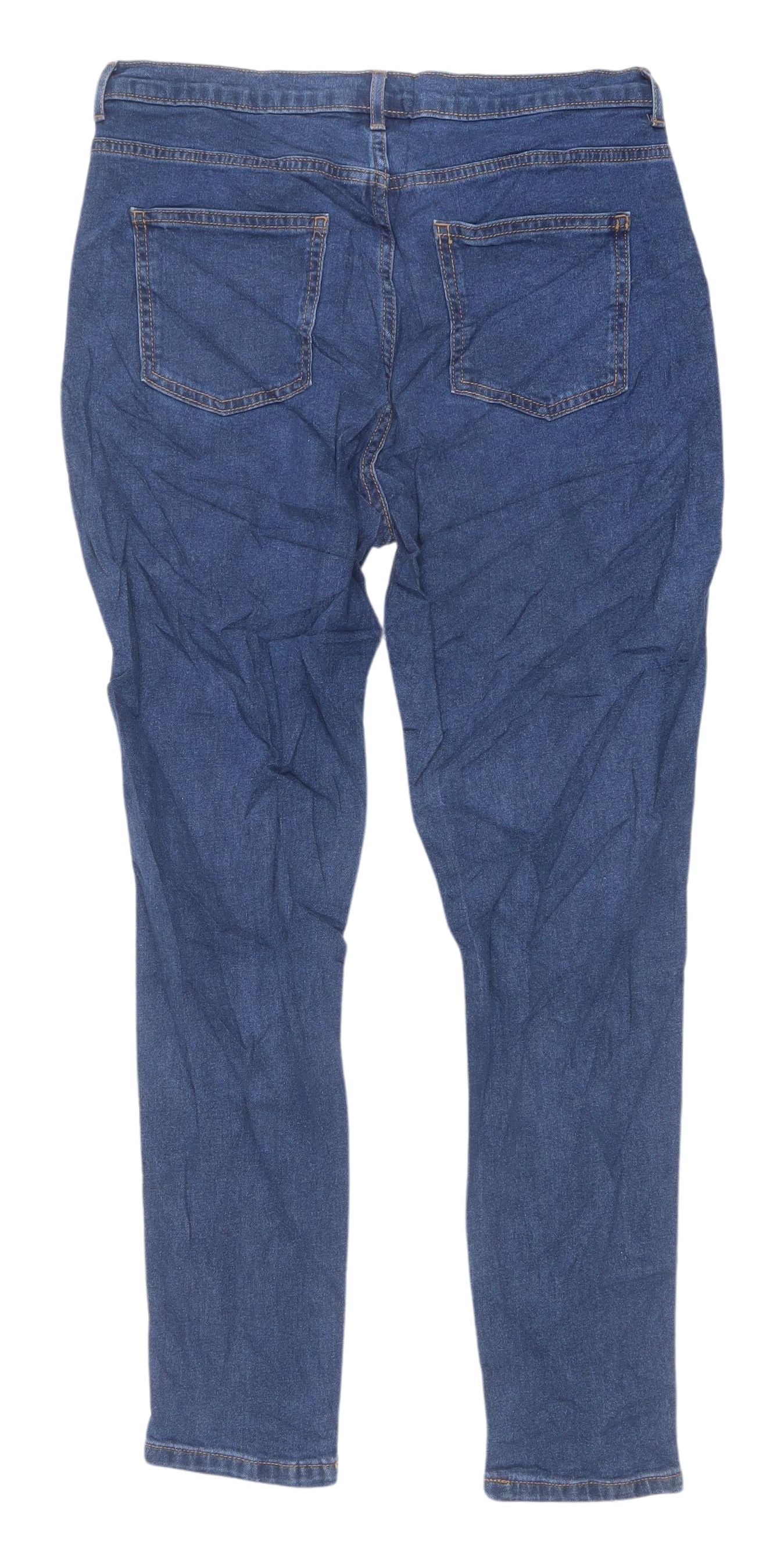 Marks and Spencer Women's Blue Skinny Jeans Size 12