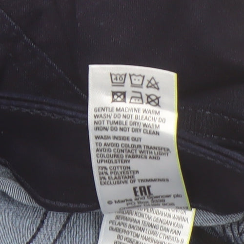 Marks and Spencer Women's Blue Skinny Jeans - Size 26