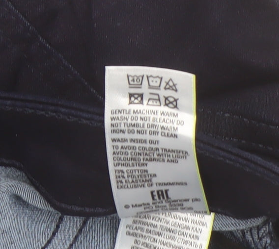 Marks and Spencer Women's Blue Skinny Jeans - Size 26